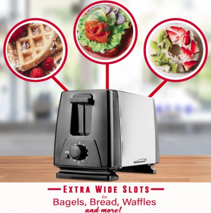 TS-280S 2-SLICE TOASTER - BLK /SS  8/CS