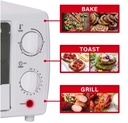 TS-345W - Stainless Steel 4 Slice Toaster Oven