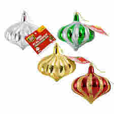 81418X-BALL ORNAMENT,5"STRIPE ONION S
