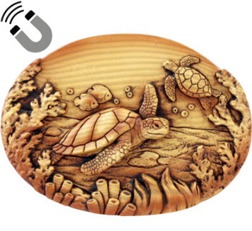 11604 - TURTLES 3" WD/LK.OVAL/MAG.