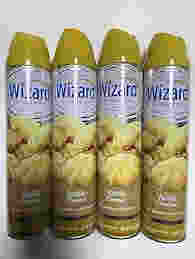 30-W-AF-VC WIZARD AIR FRESHNER SPRAY VANILLA COOKIE 10oz. 12/CS