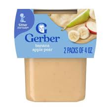 58366 GBR 2ND FOODS BAN APL PR 2PK 8 OZ 8/PK