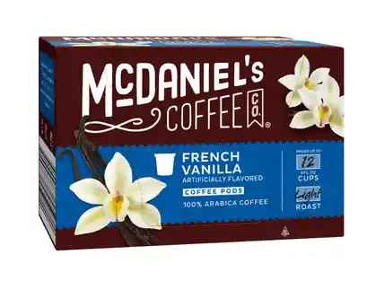 36579 MCDANIELS FRNCH VANILLA SNGLE SRV 12CT 4.02 OZ 6/PK