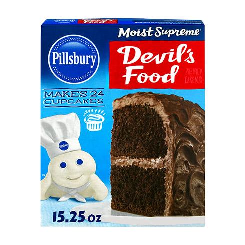 18661 PB DEVILS FOOD CAKE MIX 15.25 OZ 12/PK