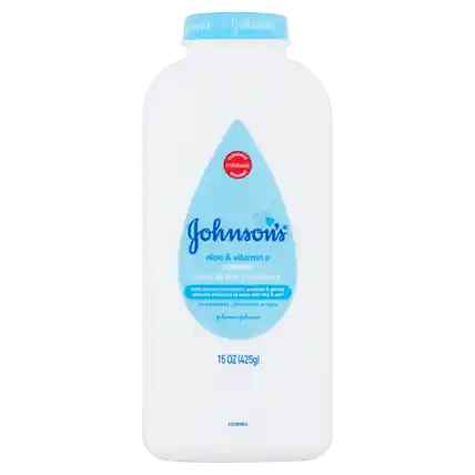 33703 JOHNSONS BABY PWDR ALOE VT E 15 OZ 24/PK