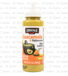 DV-130354 ZAASCHILA GUACAMOLE&HABANERO HOT SCE 9.35 OZ/6