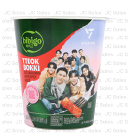 DV-131186 BIBIGO TTEOK BOKKI RICE CAKE HOT&SPICY SCE 4.4 OZ/24