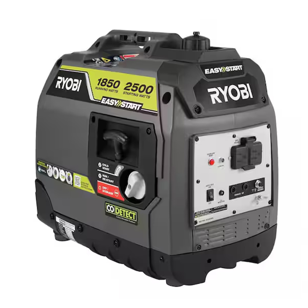 RYOBI-2500-Watt-Recoil- Start-Gas Powered-Inverter-Generator with CO-Shutdown-RYi2500/333901468