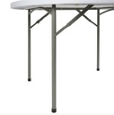 384YCZ48RND-Lancaster Table 48" Round Heavy Duty Granite White Plastic