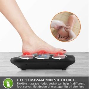 Snailax Shiatsu Foot and Back Massager with Heat and Washable Cover