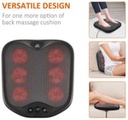 Snailax Shiatsu Foot and Back Massager with Heat and Washable Cover