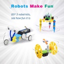 GW-3SETS2 GIGGLEWAY ELECTRIC MOTOR ROBOTIC SCIENCE DIY STEM TOYS FOR KID BUILDING SCIENCE EXPERIMENT KITS