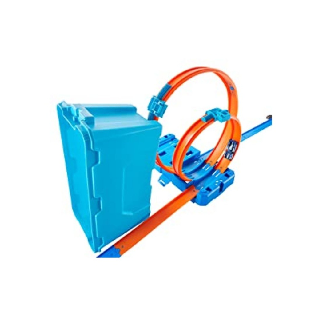 FLK909986-Mattel DP Hot Wheels Track Builder Multi Loop Box