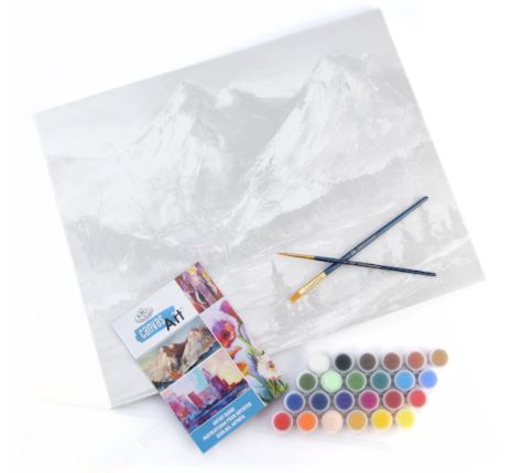 10651843 Royal & Langnickel Canvas Art Landscape Mountains Painting Kit