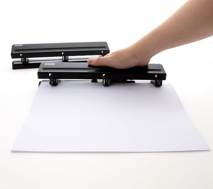 3203-BAZIC Desktop 3-Hole Paper Punch