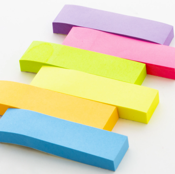 5142 BAZIC 80CT 1 X 3 NEON PAGE MARKERS 6PKS