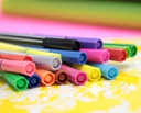 17037 - BAZIC 12 COLOR WASHABLE FIBER TIP PEN