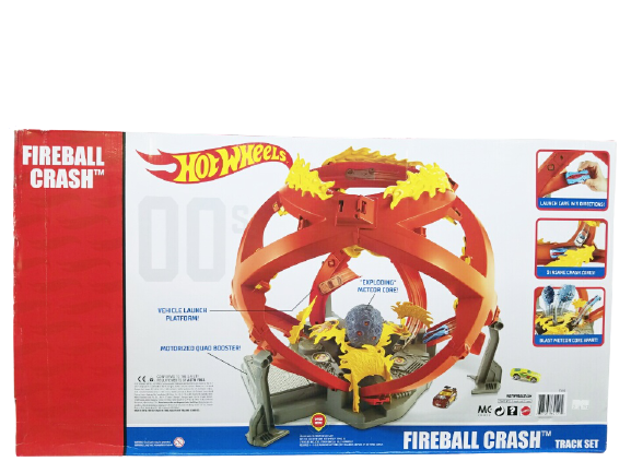 FTC959993 / 45363 Mattel DDC Hot Wheels Throwback Fireball Crash