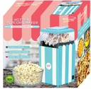 PC-488BL  8 CUP STRIPPED POPCORN MAKER BLUE 6/C