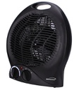 H-F301BK  1500W PORTABLE ELECTRIC SPACE HEATER AND FAN BLK 6/C