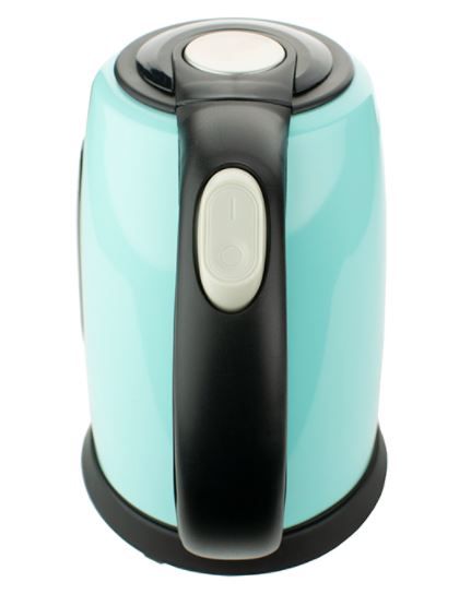 KT-1710BL  1QT ELECTRIC STAINLESS STEEL KETTLE BL/BLK 8/C