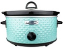SC-136BL  3.5QT DIAMOND PATTERN SLOW COOKER BL 2/C