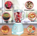 JB-330BL  2-SPEED RETRO BLENDER W/PLASTIC JAR BL 4/C