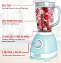 JB-330BL  2-SPEED RETRO BLENDER W/PLASTIC JAR BL 4/C