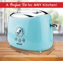TS-270BL  2-SLICE RETRO TOASTER BL 6/C