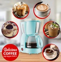 TS-213BL  4 CUP COFFEE MAKER BL 6/C