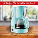 TS-213BL  4 CUP COFFEE MAKER BL 6/C
