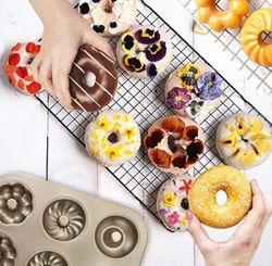 Donut Bakeware Nonstick Pans 2 Count