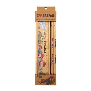 ST-101 Wood Pencil &amp; Ruler Set