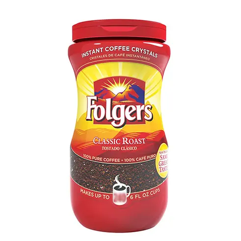 DSM 106911 FOLGERS INSTANT COFFEE REG 12/3OZ 7.24.25