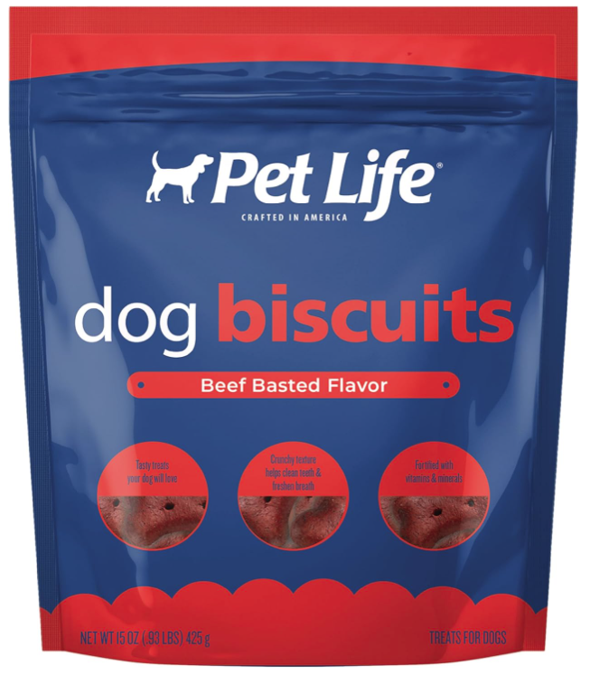41236-PET LIFE DOG BISCUIT BASTED 15oz.