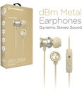 DV-14050-HPGEAR DBM METAL EARPHONES GOLD