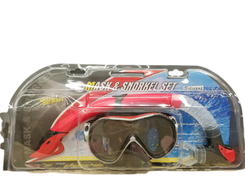 [319297] MS-7 CLASSIC SILICONE MASK & SNORKEL SET W/PVC BLISTER CARD