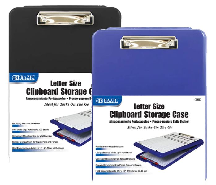 1810- BAZIC Clipboard Storage Case 12/cs