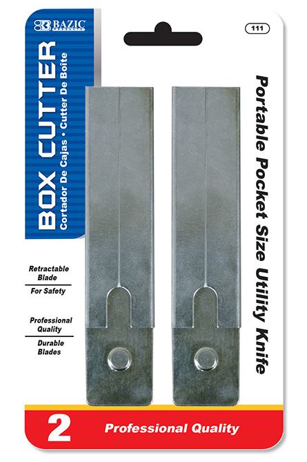 DV-111-BAZIC Carton Cutters (2/Pack) 24/cs
