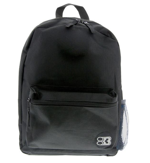 1030-BAZIC 12 16 BLACK BASIC BACKPACK 12/cs