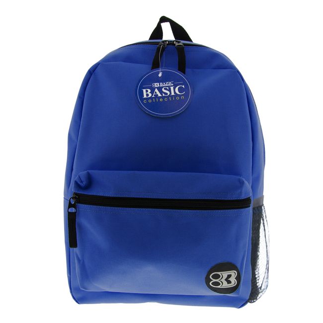 1031-BAZIC 16BLUE BASIC BACKPACK 12/cs