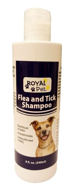 D095-04114-12 / 64114 Royal Pet Flea & Tick Shampoo 8oz  12/IC 12/C *