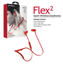 D-HYPERGEAR FLEX 2 WIRELESS EARPHONES RED