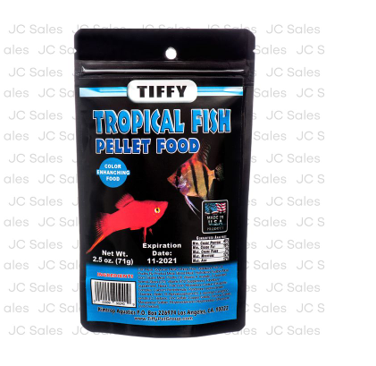 11696-TROPICAL FISH PELLET FOOD 2.5 OZ