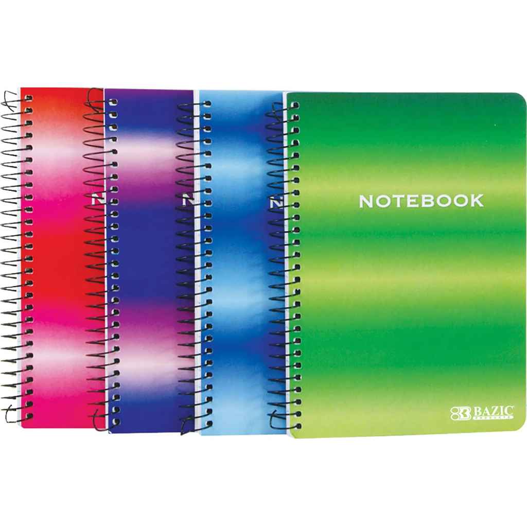 546-BAZIC 120ct 5''x 7'' PERSONAL ASSIGNMENT SPIRAL NOTEBOOK 36C 