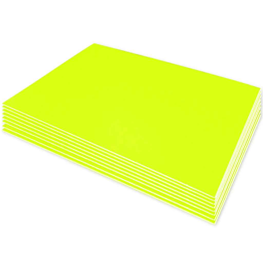 5403-BAZIC 20'' X 30'' FLOURESCENT YELLOW FOAM BOARD 25/cs