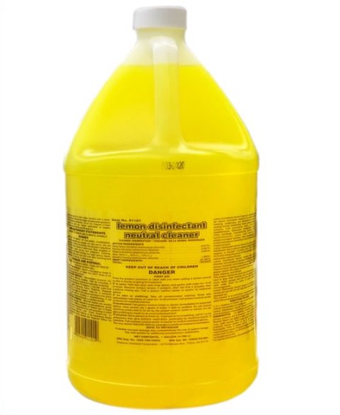 91401-LEMON DISINFECTANT NEUTRAL CLEANER-64 1 GAL