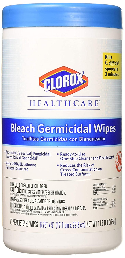 38380577-30577 CLOROX GERMICIDAL 150 WIPES