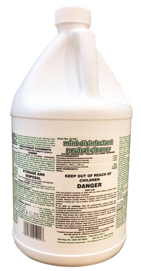 91201-MINT DISINFECTANT NEUTRAL CLEANER 1 GAL