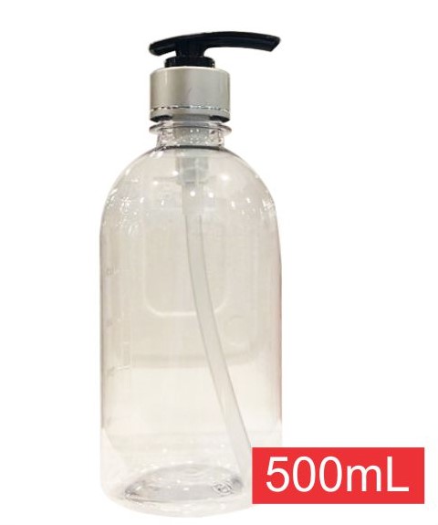 Plastic Pump Bottle - 500ml